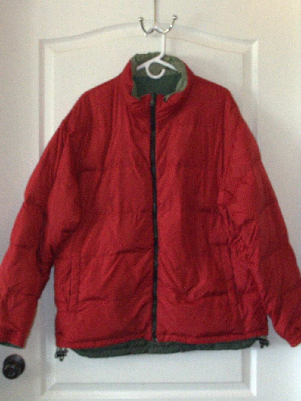 Vtg. Cabela's Outdoor Gear Premier Northern Goose Down Reversible Jacket Men's L